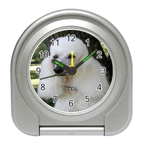 poodle 2 Travel Alarm Clock from UrbanLoad.com Front