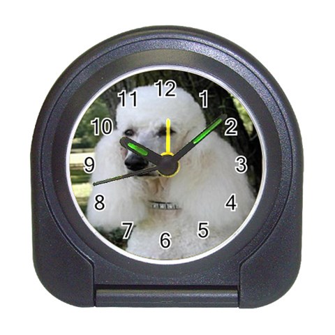 poodle 2 Travel Alarm Clock from UrbanLoad.com Front