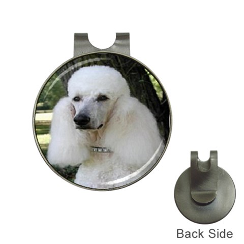 poodle 2 Golf Ball Marker Hat Clip from UrbanLoad.com Front