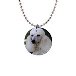 poodle 2 1  Button Necklace