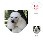 poodle 2 Playing Cards (Heart)