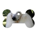 poodle 2 Dog Tag Bone (One Side)