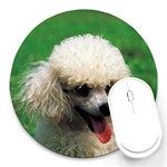 poodle Round Mousepad