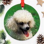 poodle Ornament (Round)