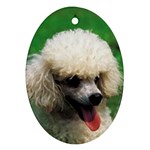 poodle Ornament (Oval)