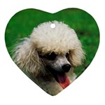 poodle Ornament (Heart)