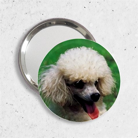 poodle 2.25  Handbag Mirror from UrbanLoad.com Front