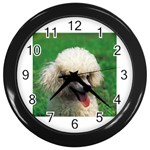 poodle Wall Clock (Black)