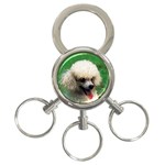 poodle 3-Ring Key Chain