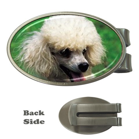 poodle Money Clip (Oval) from UrbanLoad.com Front