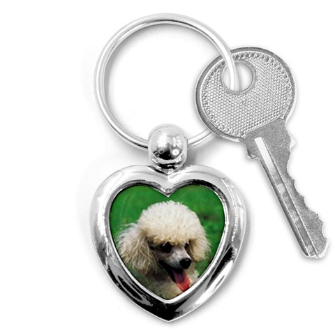 poodle Key Chain (Heart) from UrbanLoad.com Front
