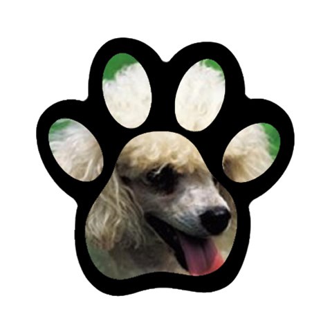 poodle Magnet (Paw Print) from UrbanLoad.com Front