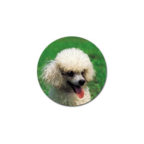 poodle Golf Ball Marker from UrbanLoad.com Front