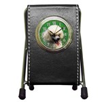 poodle Pen Holder Desk Clock