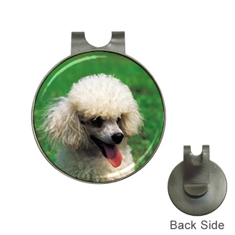poodle Golf Ball Marker Hat Clip from UrbanLoad.com Front