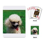 poodle Playing Cards Single Design