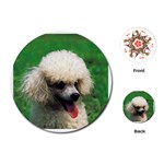 poodle Playing Cards (Round)