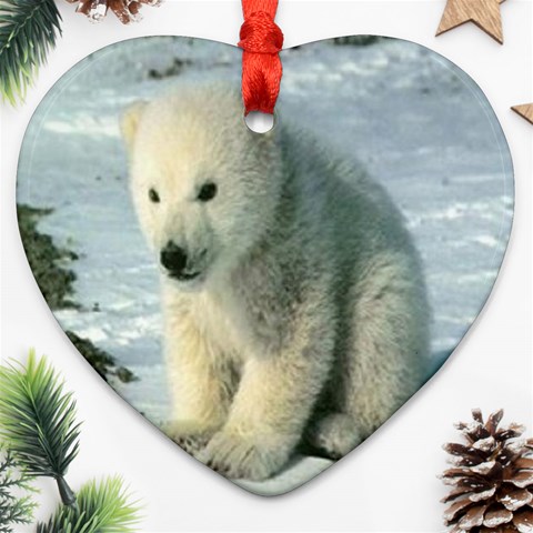 polar Ornament (Heart) from UrbanLoad.com Front