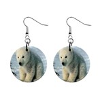 polar 1  Button Earrings