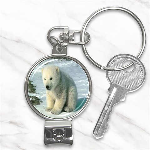 polar Nail Clippers Key Chain from UrbanLoad.com Front