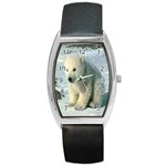 polar Barrel Style Metal Watch