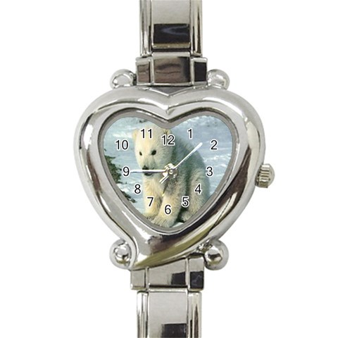 polar Heart Italian Charm Watch from UrbanLoad.com Front