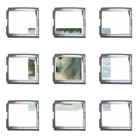 polar Mega Link Italian Charm (9 pack) from UrbanLoad.com Front