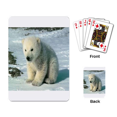 polar Playing Cards Single Design from UrbanLoad.com Back