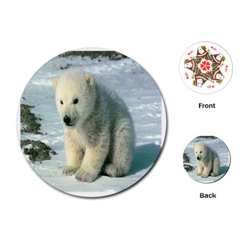 polar Playing Cards (Round) from UrbanLoad.com Front