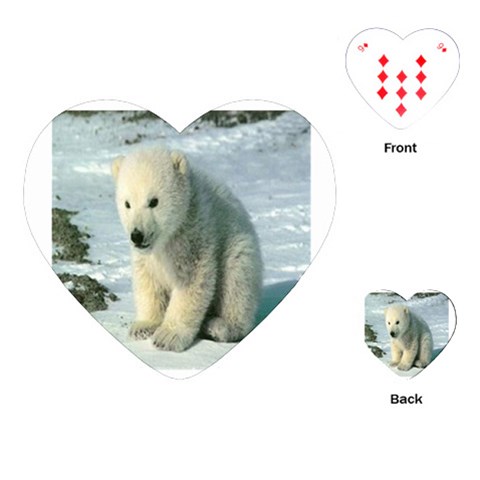 polar Playing Cards (Heart) from UrbanLoad.com Front