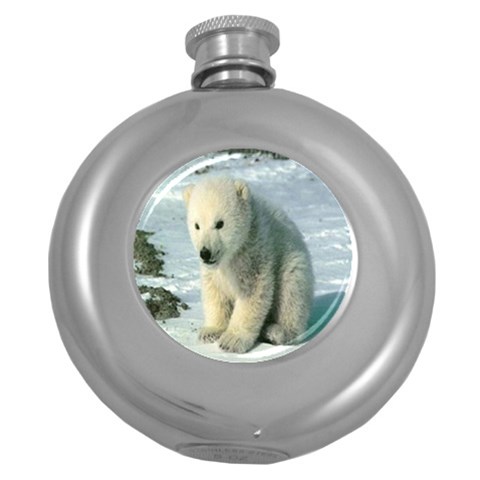 polar Hip Flask (5 oz) from UrbanLoad.com Front