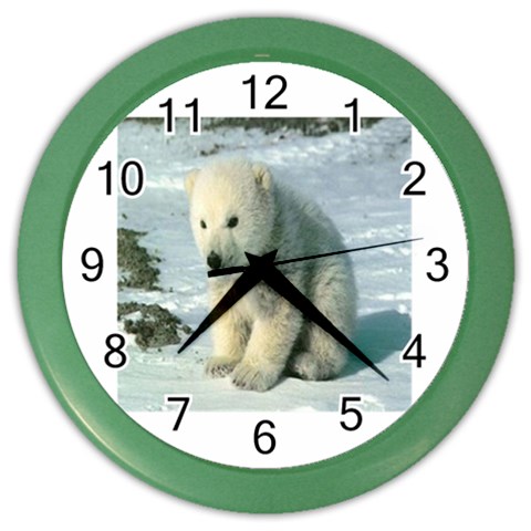 polar Color Wall Clock from UrbanLoad.com Front