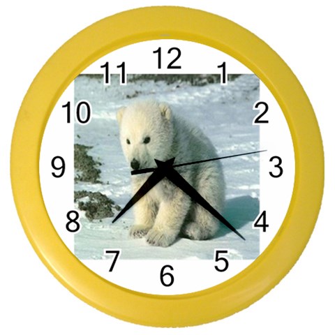 polar Color Wall Clock from UrbanLoad.com Front