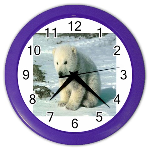 polar Color Wall Clock from UrbanLoad.com Front