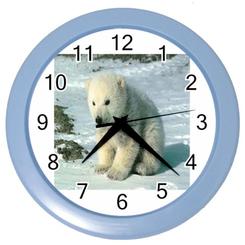 polar Color Wall Clock from UrbanLoad.com Front