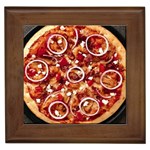 pizza Framed Tile