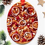 pizza Ornament (Oval)