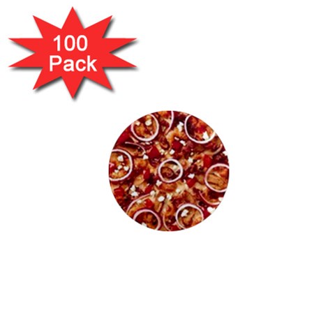 pizza 1  Mini Magnet (100 pack)  from UrbanLoad.com Front