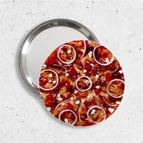 pizza 2.25  Handbag Mirror from UrbanLoad.com Front