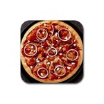 pizza Rubber Coaster (Square)