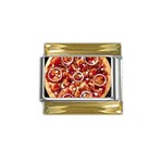 pizza Gold Trim Italian Charm (9mm)