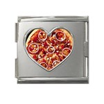 pizza Mega Link Heart Italian Charm (18mm)