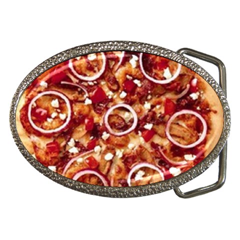 pizza Belt Buckle from UrbanLoad.com Front
