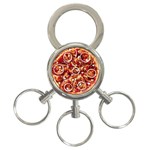 pizza 3-Ring Key Chain