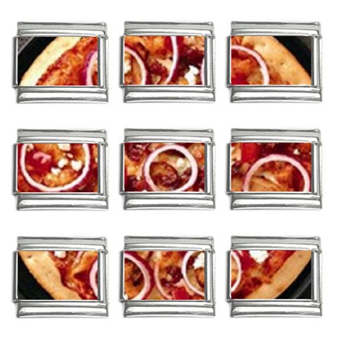 pizza 9mm Italian Charm (9 pack) from UrbanLoad.com Front