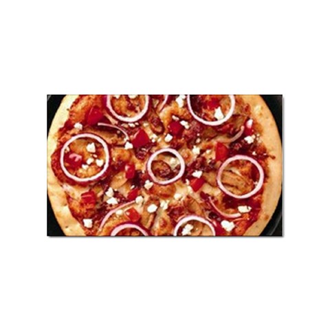 pizza Sticker (Rectangular) from UrbanLoad.com Front
