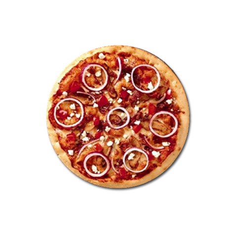 pizza Magnet 3  (Round) from UrbanLoad.com Front