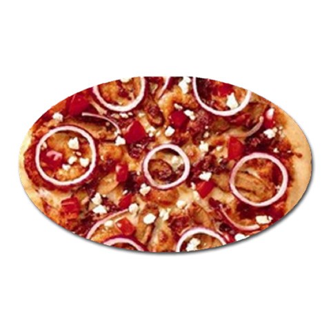 pizza Magnet (Oval) from UrbanLoad.com Front