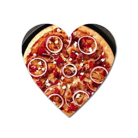 pizza Magnet (Heart) from UrbanLoad.com Front