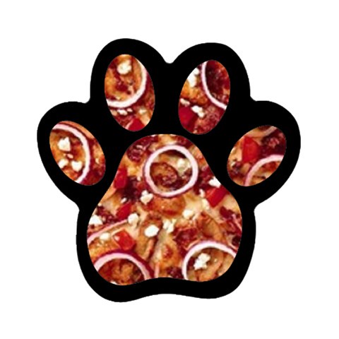 pizza Magnet (Paw Print) from UrbanLoad.com Front